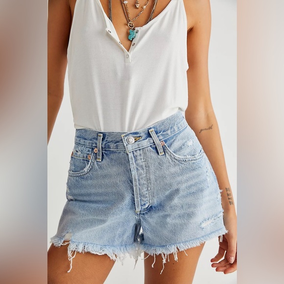 Free People AGOLDE Parker Shorts - Picture 1 of 9
